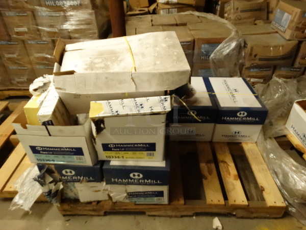 ALL ONE MONEY! PALLET LOT of Various Reams of Paper! Pallet: 44x38x24 - Image 1 of 5