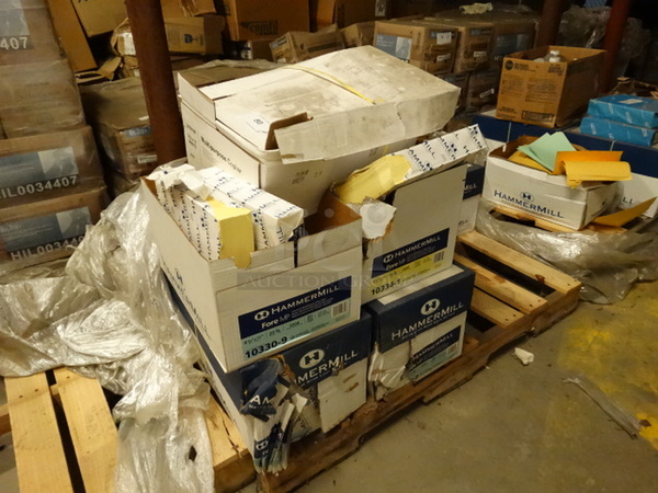 ALL ONE MONEY! PALLET LOT of Various Reams of Paper! Pallet: 44x38x24 - Image 4 of 5