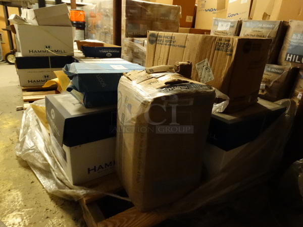 ALL ONE MONEY! PALLET LOT of Various Reams of Paper and Hillyard Spray Clean HD! Pallet: 36x36x24 - Image 7 of 8