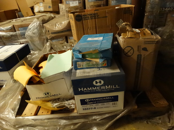 ALL ONE MONEY! PALLET LOT of Various Reams of Paper and Hillyard Spray Clean HD! Pallet: 36x36x24 - Image 8 of 8