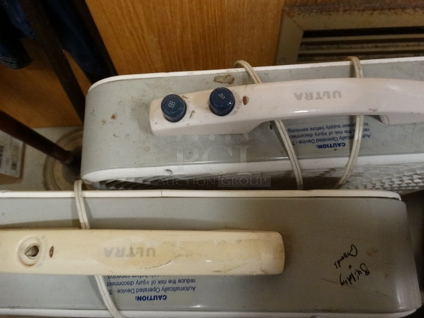 4 White Poly Box Fans. 21.5x4x22. 4 Times Your Bid! - Image 9 of 9