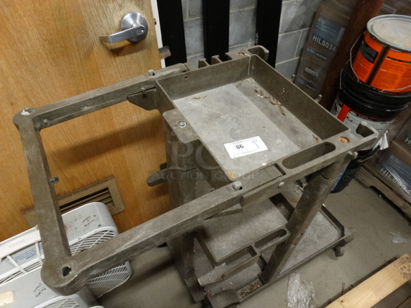 Poly 3 Tier Cart on Commercial Casters. 19x46x38 - Image 3 of 4