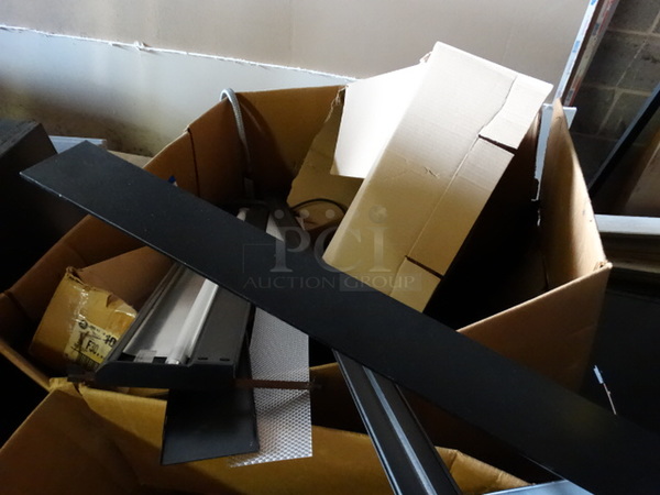 ALL ONE MONEY! Lot of 2 Large Cardboard Boxes of Metal Parts and Pieces! - Image 4 of 5