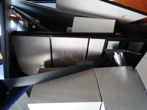 ALL ONE MONEY! MEGA LOT of Various Filing Cabinets, Modular Pieces, Etc! - Image 3 of 7