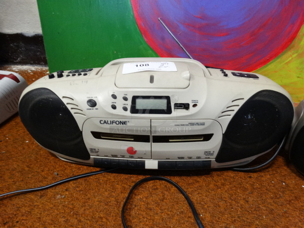 2 Tape/CD Players. 13x9x6, 21x8x8. 2 Times Your Bid! - Image 2 of 5
