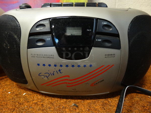 2 Tape/CD Players. 13x9x6, 21x8x8. 2 Times Your Bid! - Image 5 of 5