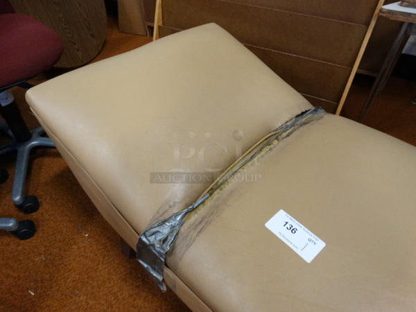 Tan Nurse's Bed. 27x72x20 - Image 3 of 4
