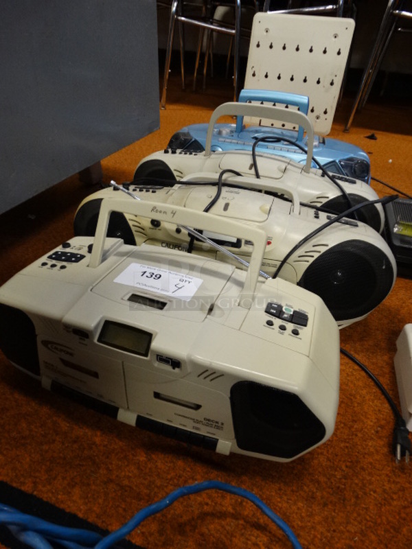 4 Cassette/CD Players. 21x8.5x8.5. 4 Times Your Bid! - Image 2 of 5