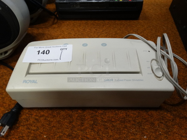Royal Model JS800 Stripcut Paper Shredder. 115 Volts, 1 Phase. 12x6x3 - Image 1 of 4