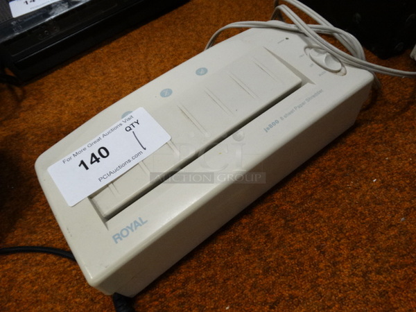 Royal Model JS800 Stripcut Paper Shredder. 115 Volts, 1 Phase. 12x6x3 - Image 3 of 4
