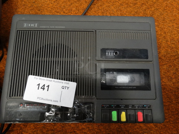 Eiki Cassette Tape Recorder. 13x9.5x3 - Image 4 of 6