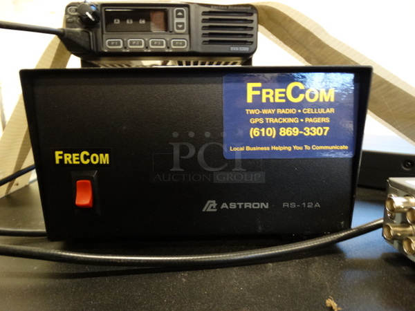4 Items; Telecor XL Administrative Communication System, Telecor PSU-2 Power Supply, Telecor 125 Amplifier, Telecor AC-15 Power Bar in Black Metal Case. 22x18.5x55. 4 Times Your Bid!  - Image 6 of 10