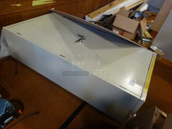 Metal 2 Door Cabinet. 36x18x72 - Image 3 of 5