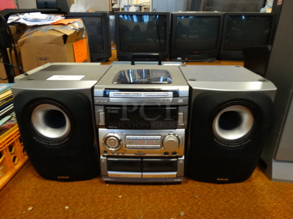 Aiwa Countertop Cassette Player. 29.5x13x13 - Image 1 of 5