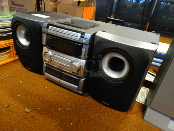 Aiwa Countertop Cassette Player. 29.5x13x13 - Image 3 of 5
