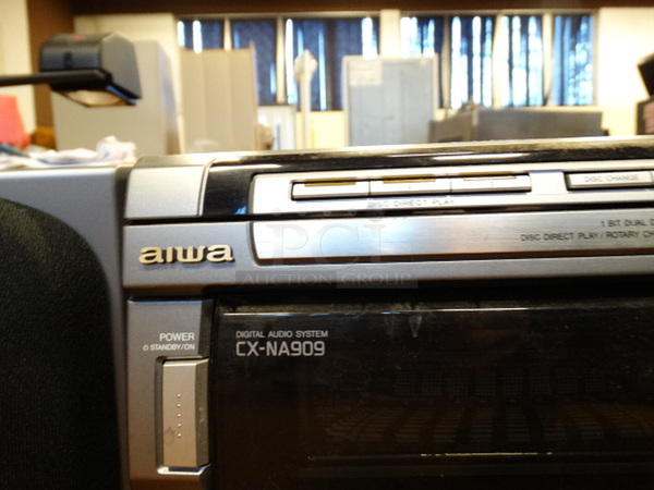 Aiwa Countertop Cassette Player. 29.5x13x13 - Image 5 of 5