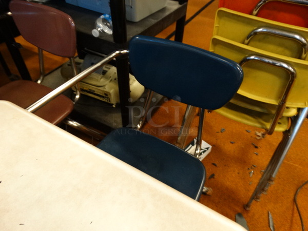 2 Student Desk w/ Attached Chair. 24.5x34x31. 2 Times Your Bid! - Image 3 of 4