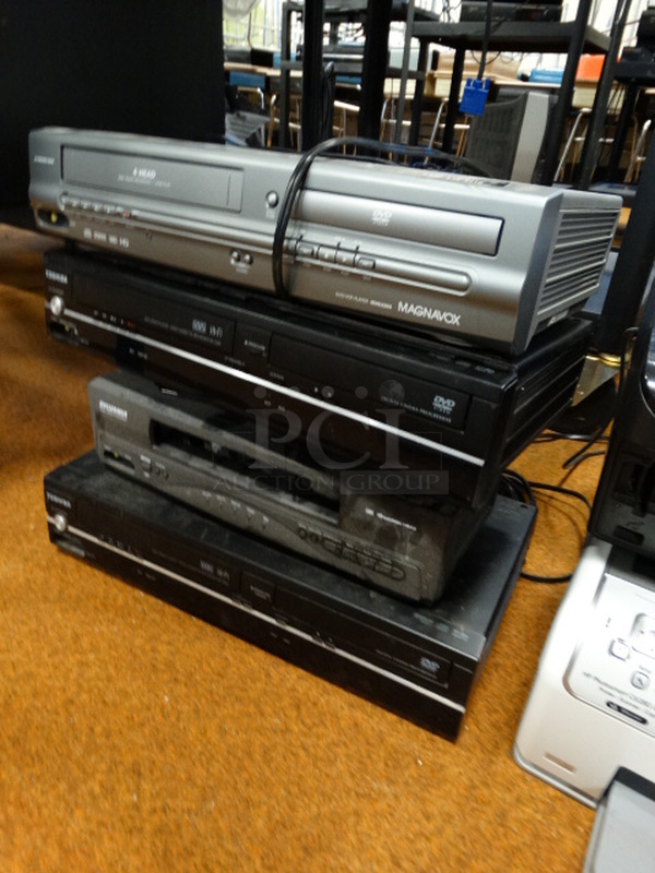 4 Items; 3 VHS DVD Players and 1 VHS Player. Includes 17x9x3.5. 4 Times Your Bid! - Image 2 of 7