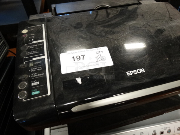 2 Printers; Epson and HP Photosmart. Includes 17x13.5x7. 2 Times Your Bid! - Image 3 of 5