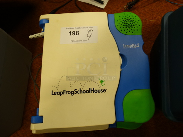 4 LeapFrog SchoolHouse LeapPads. 11.5x1.5x12. 4 Times Your Bid!