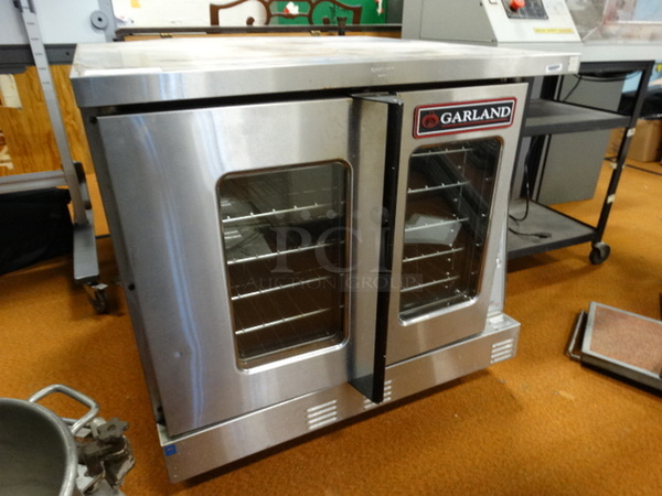 BEAUTIFUL! Garland Master 450 Stainless Steel Commercial Gas Powered Full Size Convection Oven w/ View Through Doors and Metal Oven Racks. 38x42x36 - Image 3 of 9
