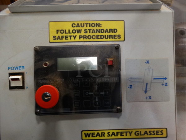 Lab-Volt Automation 5500-B0 CNC Lathe on 3 Tier Metal Cart. 36x26x47 - Image 3 of 10