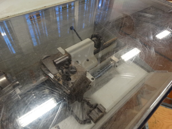 Lab-Volt Automation 5500-B0 CNC Lathe on 3 Tier Metal Cart. 36x26x47 - Image 4 of 10