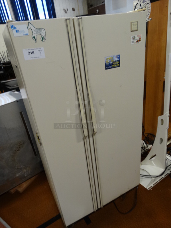 Whirlpool Cooler Freezer Combo Unit. 32.5x29x66 - Image 2 of 7