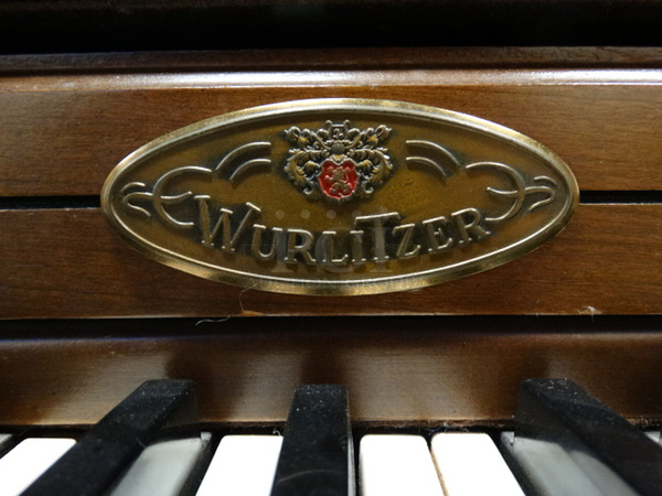 WOW! Wurlitzer Wooden Piano w/ Piano Bench. 57x24x38 - Image 6 of 9
