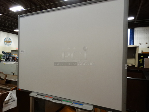 SMARTBoard Interactive Whiteboard on Casters w/ Bag of Electronic Units! 65x30x82 - Image 3 of 8