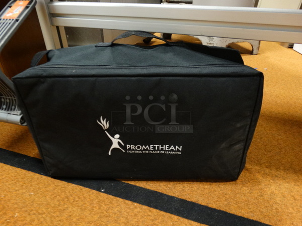 SMARTBoard Interactive Whiteboard on Casters w/ Bag of Electronic Units! 65x30x82 - Image 4 of 8
