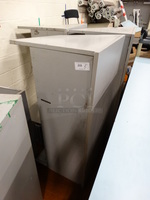 3 Gray Shelves/Desk Overshelves. 60x30x29. 3 Times Your Bid!
