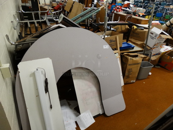 ALL ONE MONEY! Lot of Various Items Including Tables and Trash Can! - Image 1 of 5