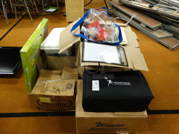 ALL ONE MONEY! Lot of Various Items Including Shapes and Promethean Board Handheld Units!