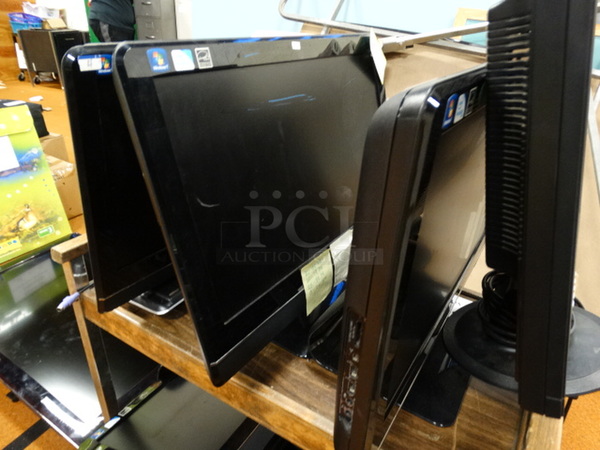 ALL ONE MONEY! Lot of Various Monitors/Computers on 2 Tier Cart! - Image 3 of 5