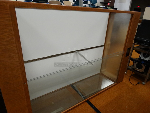 Wood Pattern Dry Merchandiser Case. 48x18x76 - Image 2 of 8