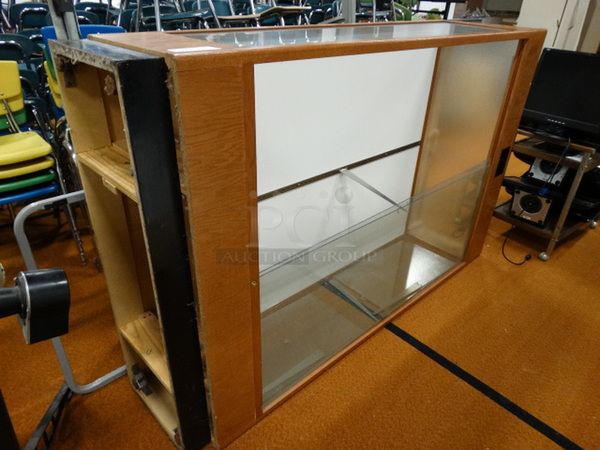 Wood Pattern Dry Merchandiser Case. 48x18x76 - Image 3 of 8