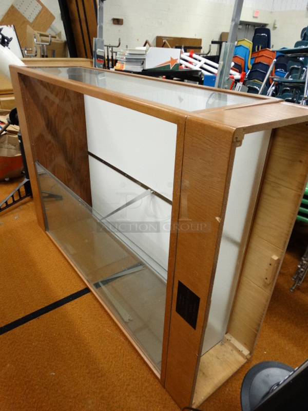 Wood Pattern Dry Merchandiser Case. 48x18x76 - Image 5 of 8