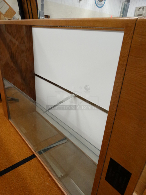 Wood Pattern Dry Merchandiser Case. 48x18x76 - Image 7 of 8