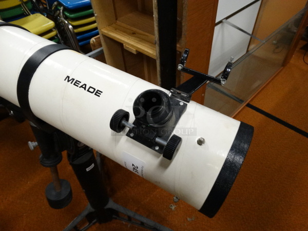 Meade Telescope on Tripod. 34x48x57 - Image 6 of 12