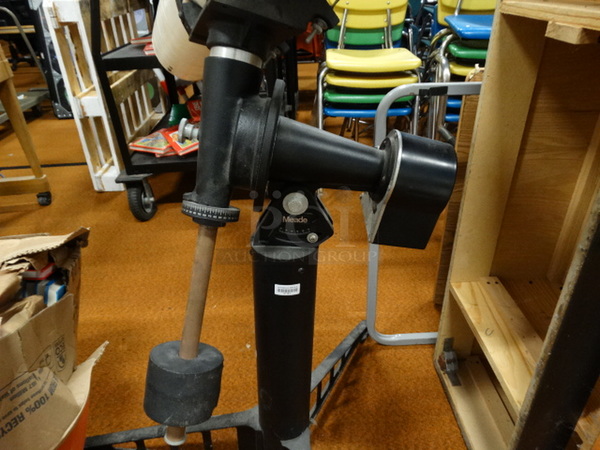 Meade Telescope on Tripod. 34x48x57 - Image 7 of 12