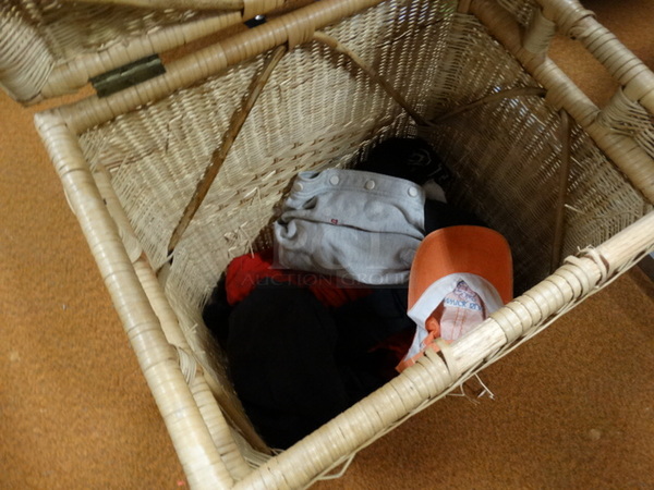 Wicker Style Basket. 21x15x26 - Image 4 of 4