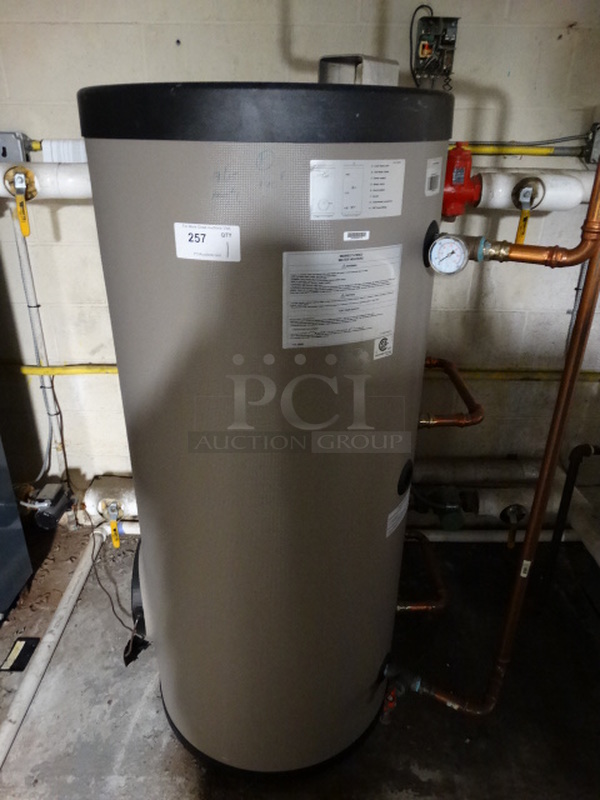 Weil-McLain Model Aqua Plus 85 Metal Commercial Indirect Fired Water Heater. 24x24x60. BUYER MUST REMOVE