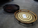6 Pizza Hut PFS12MIASH Metal Perforated Pizza Baking Shields. 14x14x1.5. 6 Times Your Bid!
