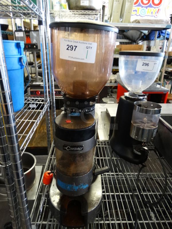 WOW! La Cimbali Model Special / A Metal Commercial Countertop Espresso Bean Grinder. 120 Volts, 1 Phase. 9x12x25. Tested and Powers On - Image 2 of 7