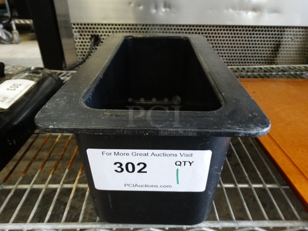 Black Poly Insulated 1/3 Size Drop In Bin. 1/3x6 - Image 1 of 5