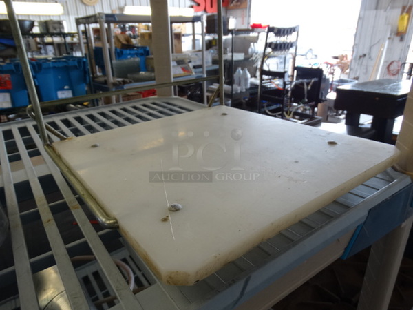 Metal Plastic Bag Stand. 13x12x14.5 - Image 3 of 3