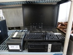 ALL ONE MONEY! Lot Includes Dell 19" Computer Monitor, Keyboard, Computer Tower and Epson Model M165M Receipt Printer!