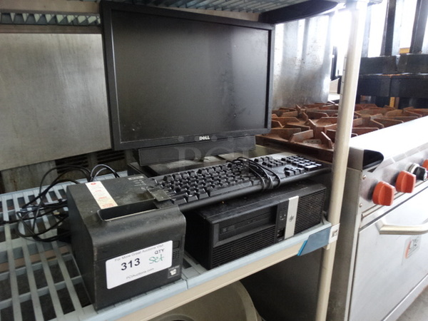 ALL ONE MONEY! Lot Includes Dell 19" Computer Monitor, Keyboard, Computer Tower and Epson Model M165M Receipt Printer! - Image 2 of 6