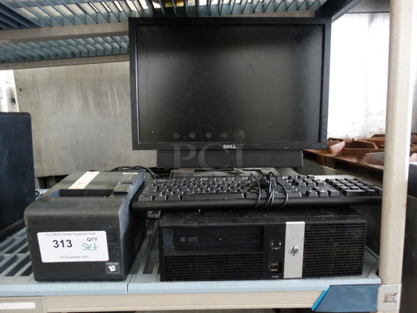 ALL ONE MONEY! Lot Includes Dell 19" Computer Monitor, Keyboard, Computer Tower and Epson Model M165M Receipt Printer! - Image 3 of 6